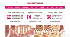 Desktop Screenshot of mixmatchmakeup.com